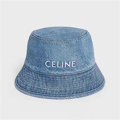 celine blue bucket hat